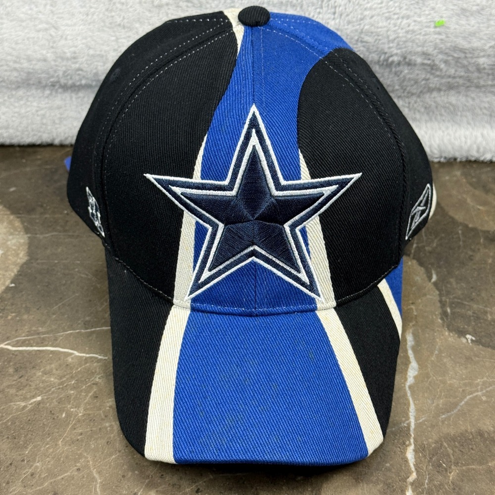 Reebok Dallas Cowboys Hat Mens Blue Black 03 Sideline Cap NFL Equipment